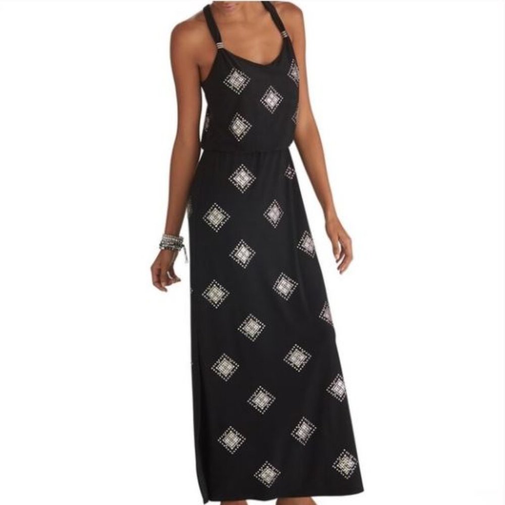 White House Black Market Diamond Maxi Dress